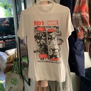 Kiss (band) marvel comics hulk shirt
